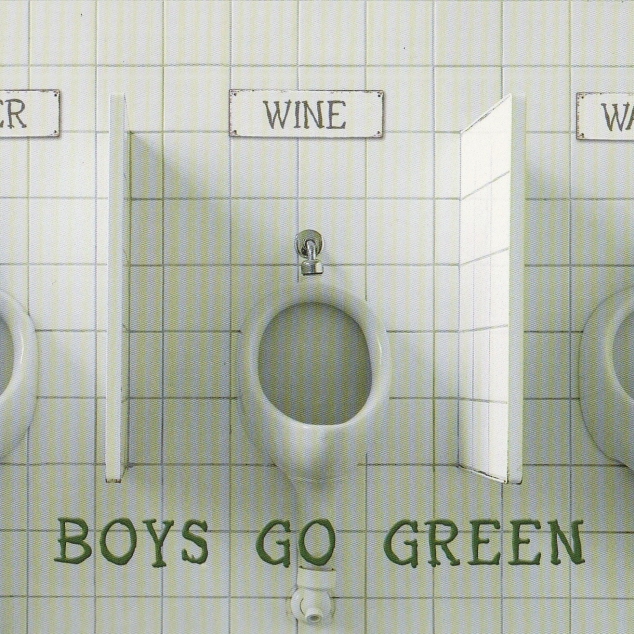 Ansichtkaart Boys go Green